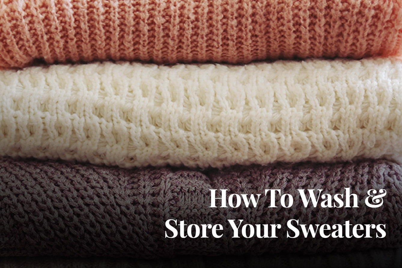 How to wash sweaters